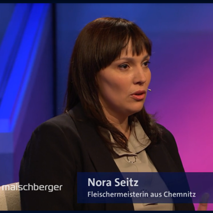 Thema Bürgergeld: DFV-Vizepräsidentin Nora Seitz live bei Maischberger